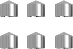 Ciro Caps Rckr Box Peaked - Chrome
