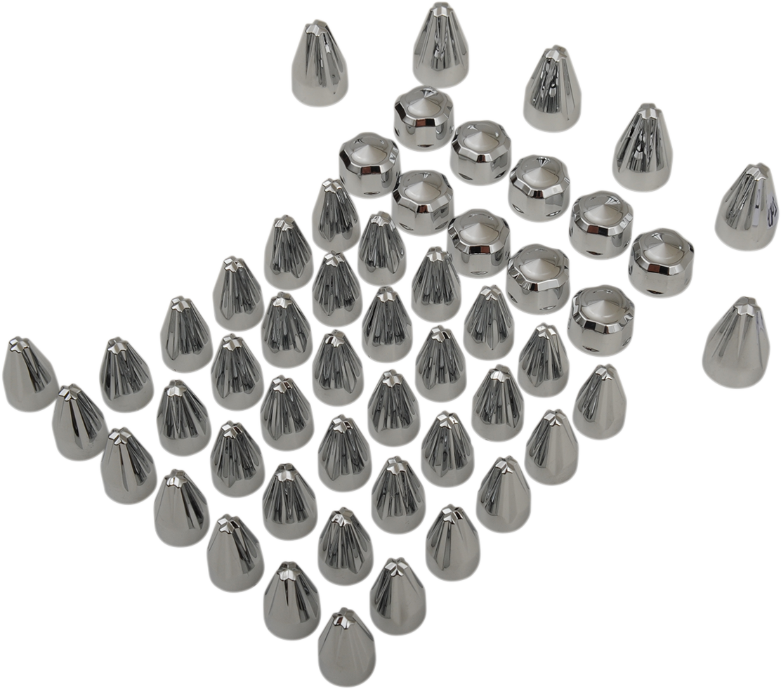 Ciro Cap Fluted M8 - Chrome