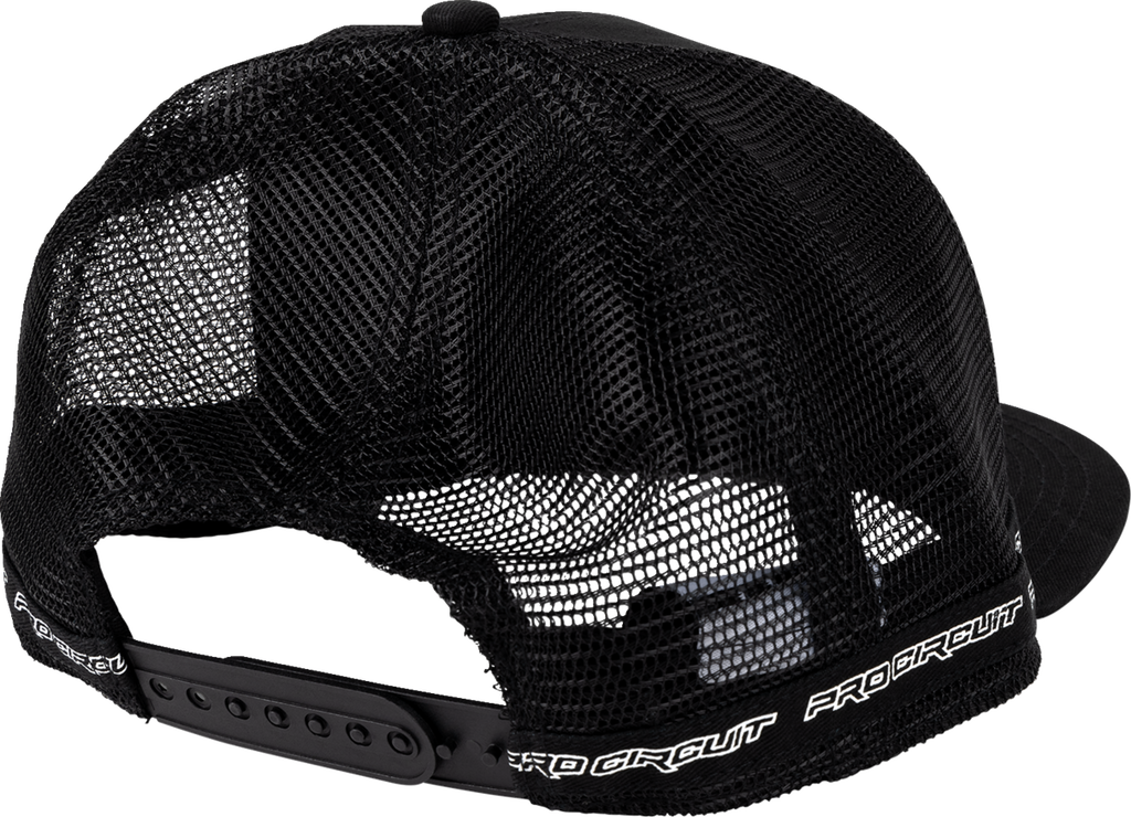 PRO CIRCUIT Patch Snapback Hat - Black