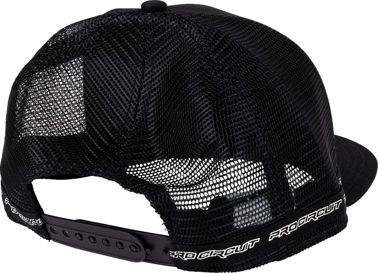 PRO CIRCUIT Patch Snapback Hat - Black