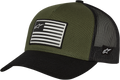 ALPINESTARS Flag Snapback Hat - Military/Black - One Size