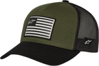 ALPINESTARS Flag Snapback Hat - Military/Black - One Size