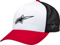 ALPINESTARS Advantage Tech Trucker Hat - White/Red/Black - One Size