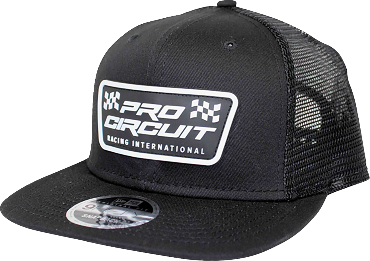 PRO CIRCUIT Checkered Flag Patch New Era Hat - Black