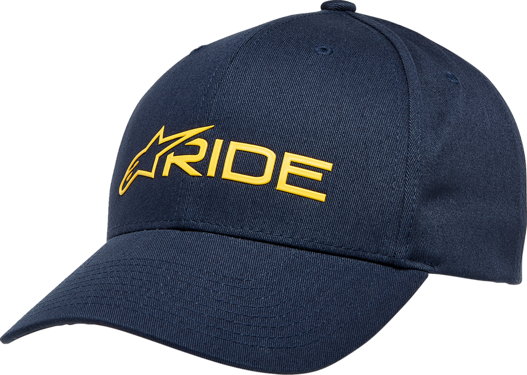 ALPINESTARS Ride 3.0 Hat - Navy/Gold - One Size