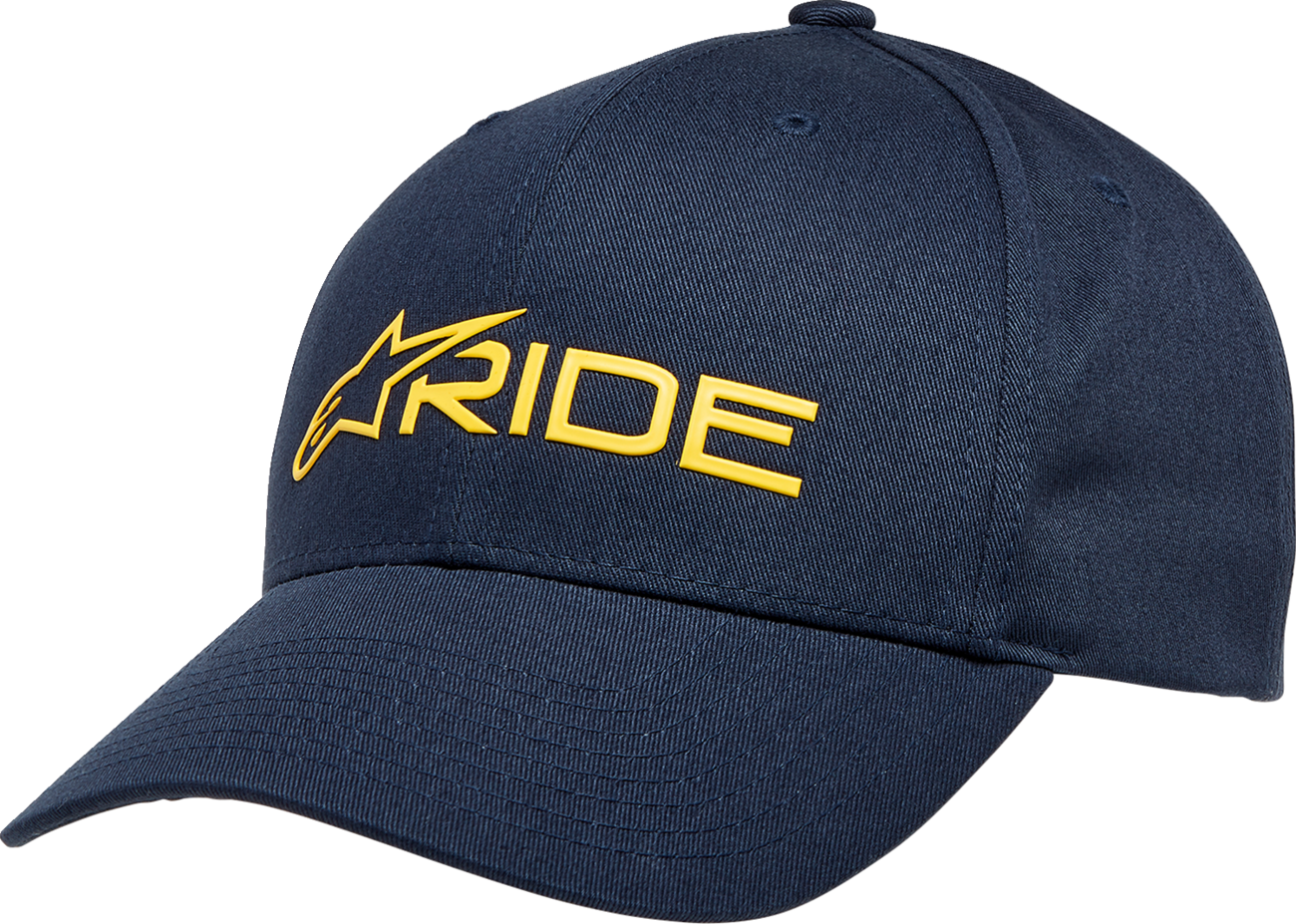 ALPINESTARS Ride 3.0 Hat - Navy/Gold - One Size