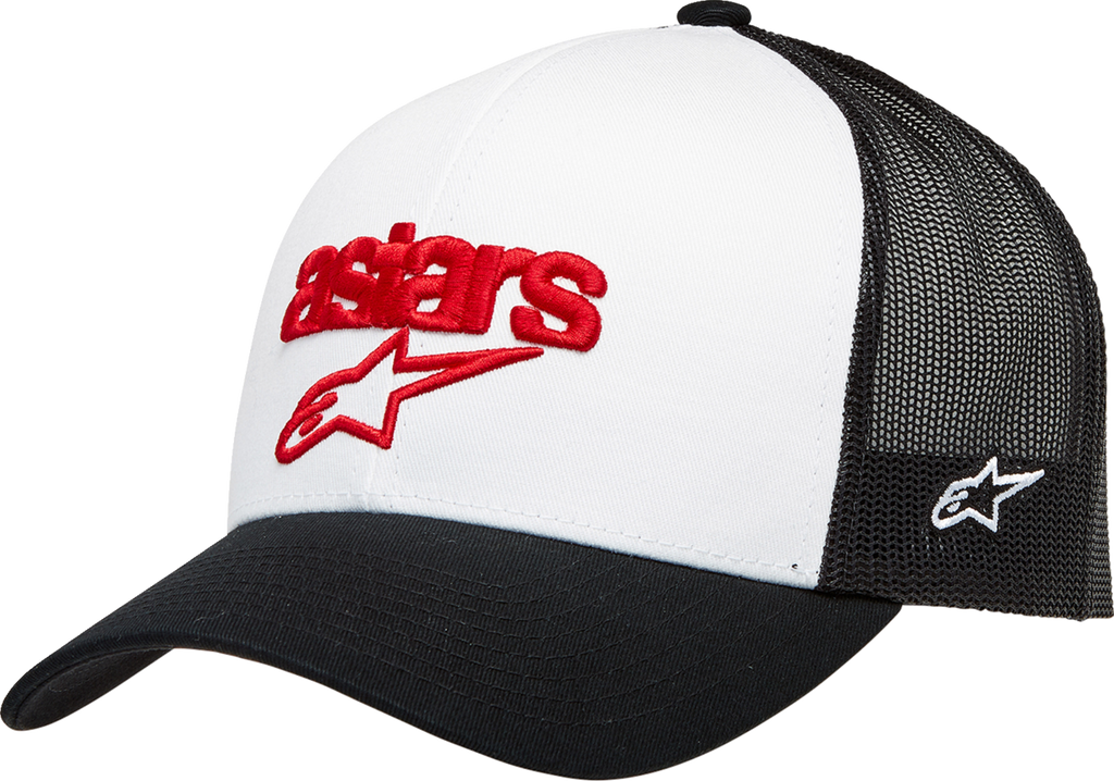 ALPINESTARS Pedigree Hat - White/Black - One Size
