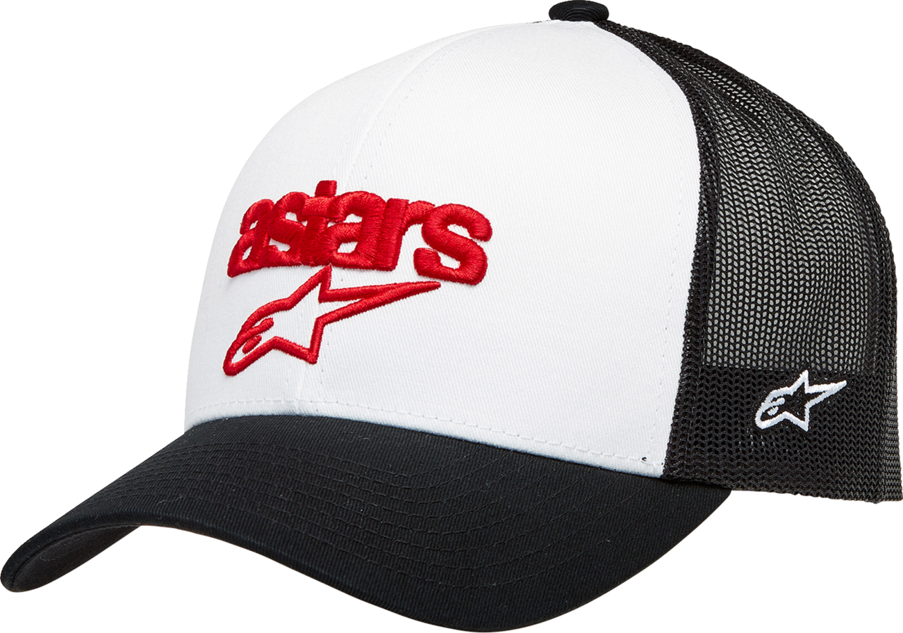 ALPINESTARS Pedigree Hat - White/Black - One Size