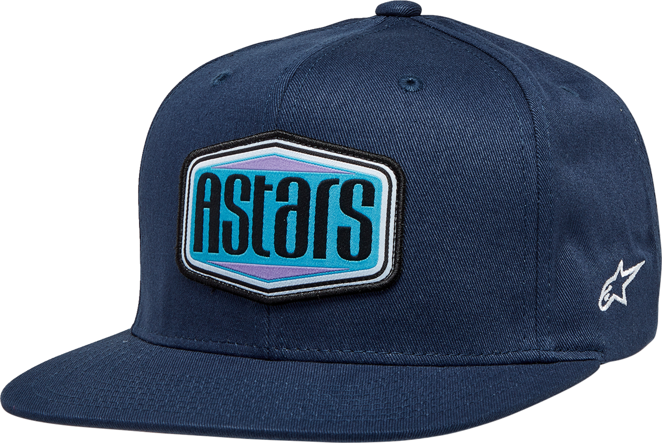 ALPINESTARS Belvedere Flat Bill Hat - Navy - One Size
