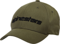 ALPINESTARS Linear Hat - Military/Black - Small/Medium