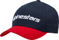 ALPINESTARS Linear Hat - Navy/Red - L/XL