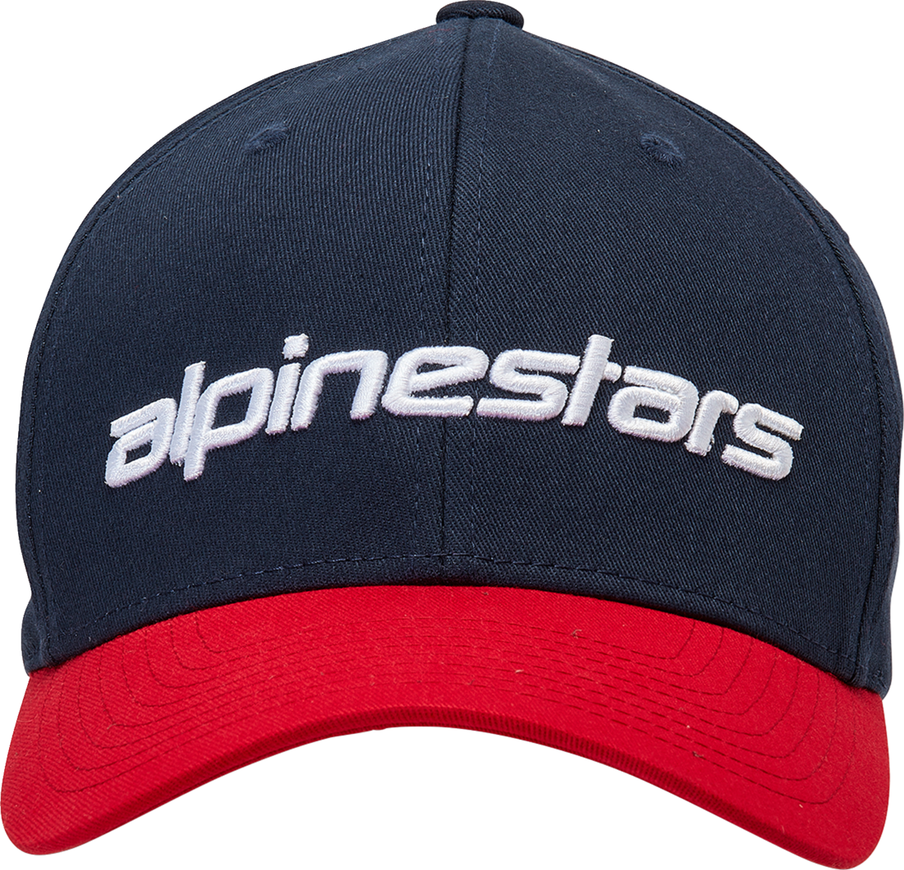 ALPINESTARS Linear Hat - Navy/Red - Small/ Medium