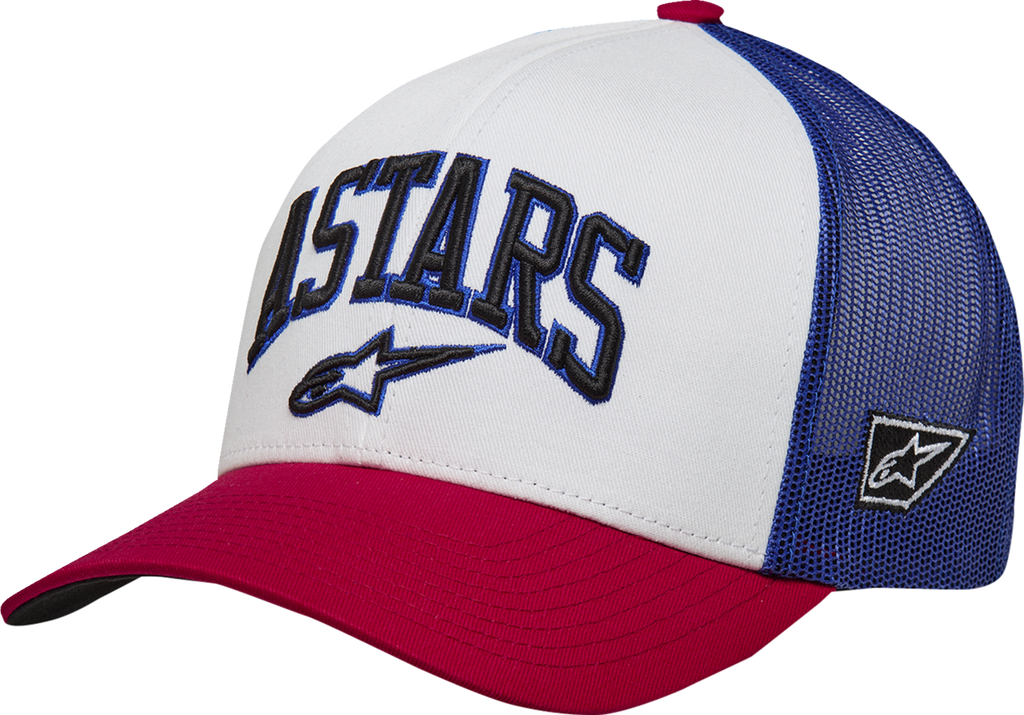 ALPINESTARS Dunker Hat - White/Red/Blue - One Size