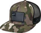 ALPINESTARS Flag Flat Trucker Hat - Black/Black