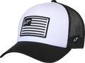 ALPINESTARS Flag Snapback Hat - White/Black