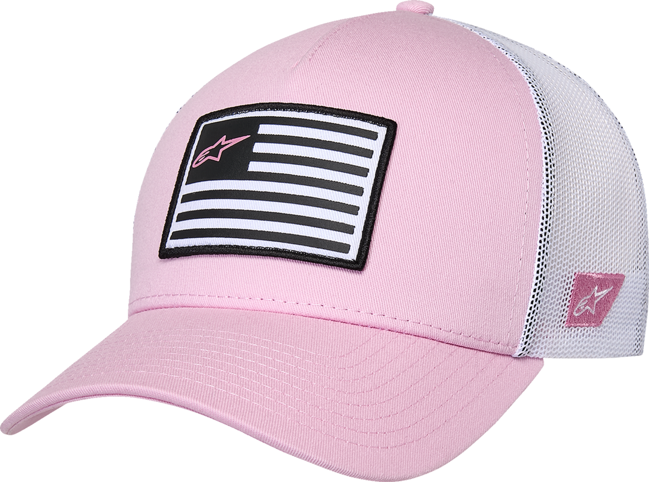 ALPINESTARS Flag Snapback Hat - White/Black