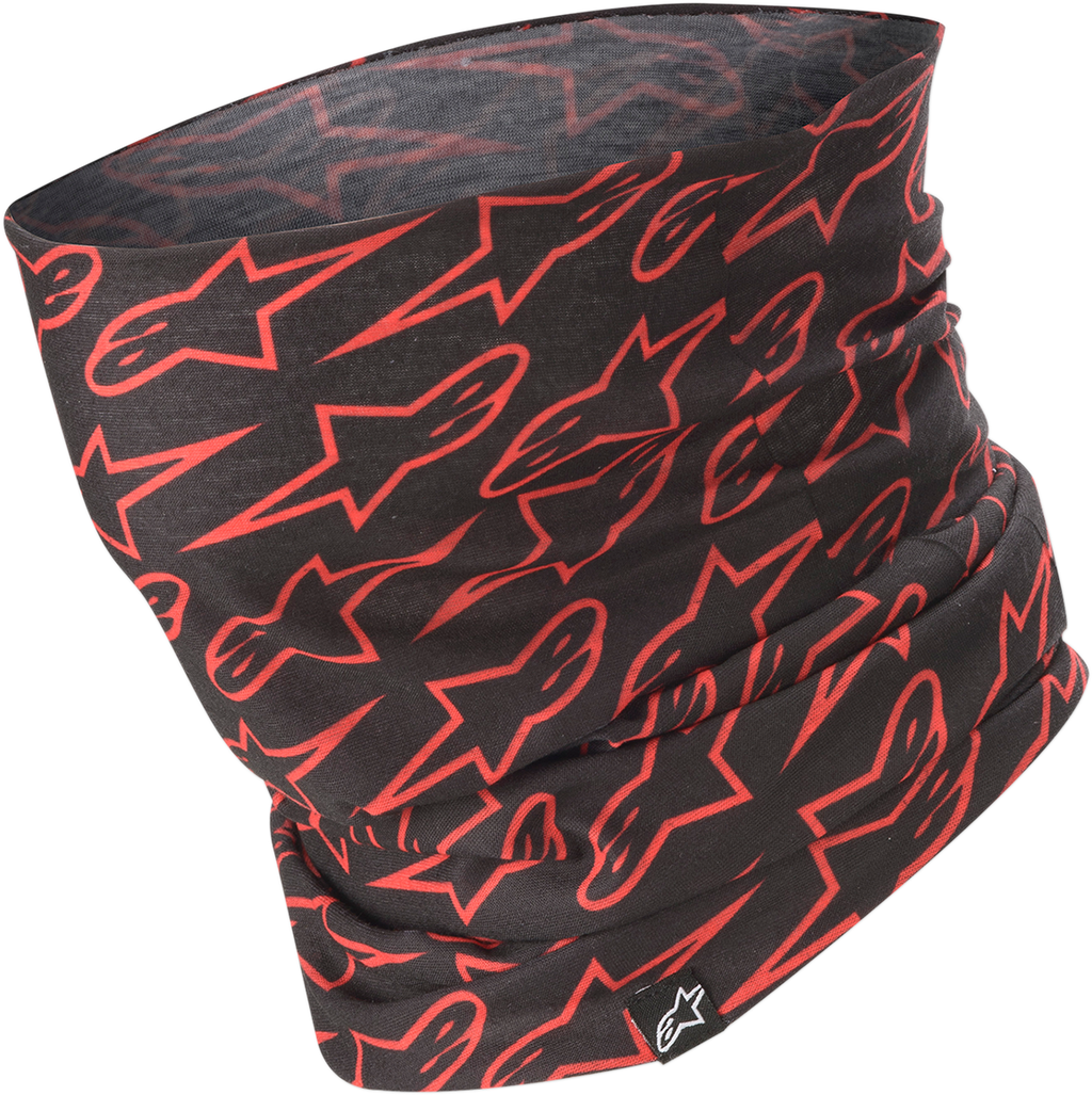 ALPINESTARS Neck Tube - Astars - Black/Fluo Red