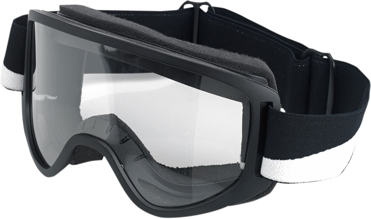 Biltwell Goggle Moto 2.0 - Black/White