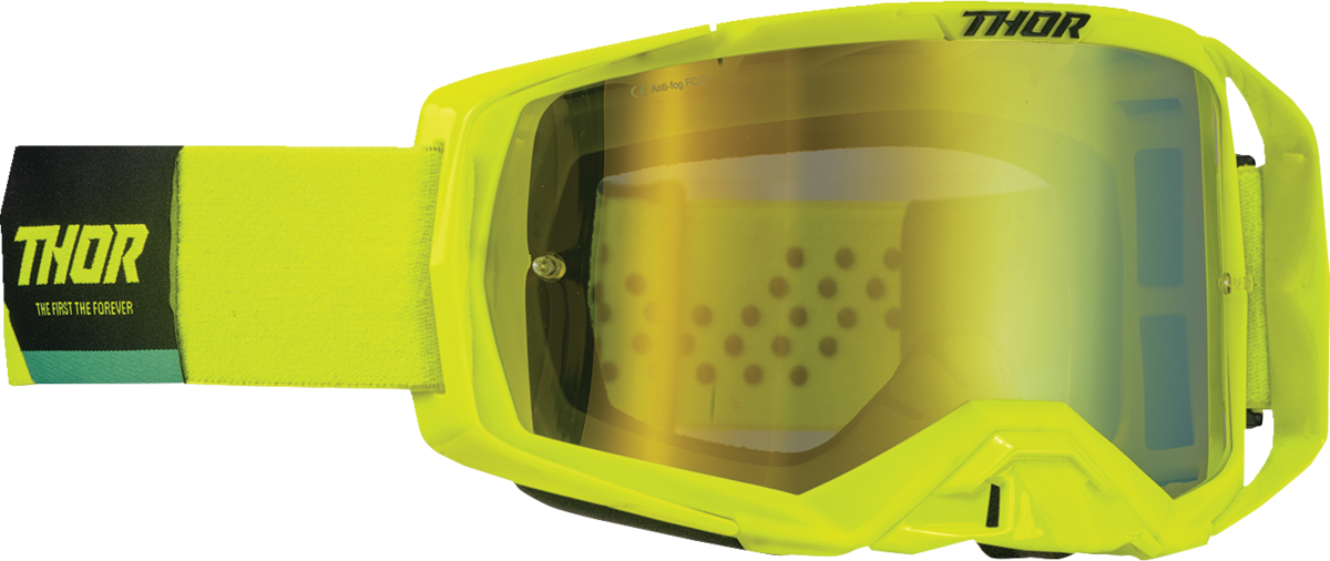 Thor Activate Goggle - Acid/Black - Lime Mirror Lens