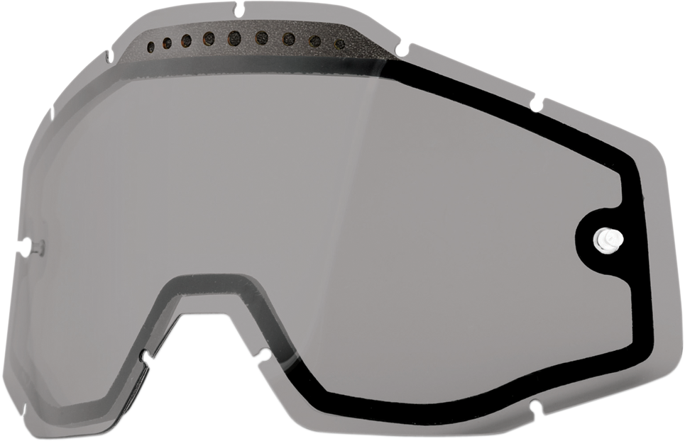 100% Accuri/Racecraft/Strata Lens - Vented - Dual Pane - Smoke