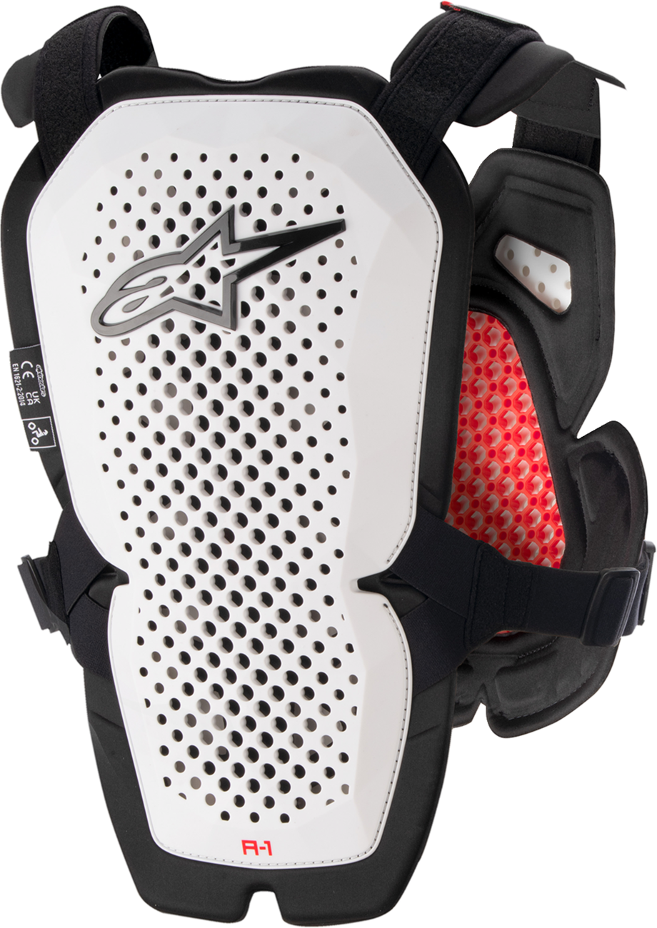 ALPINESTARS A-1 Pro Chest Guard - White/Black/Red - XL/2XL