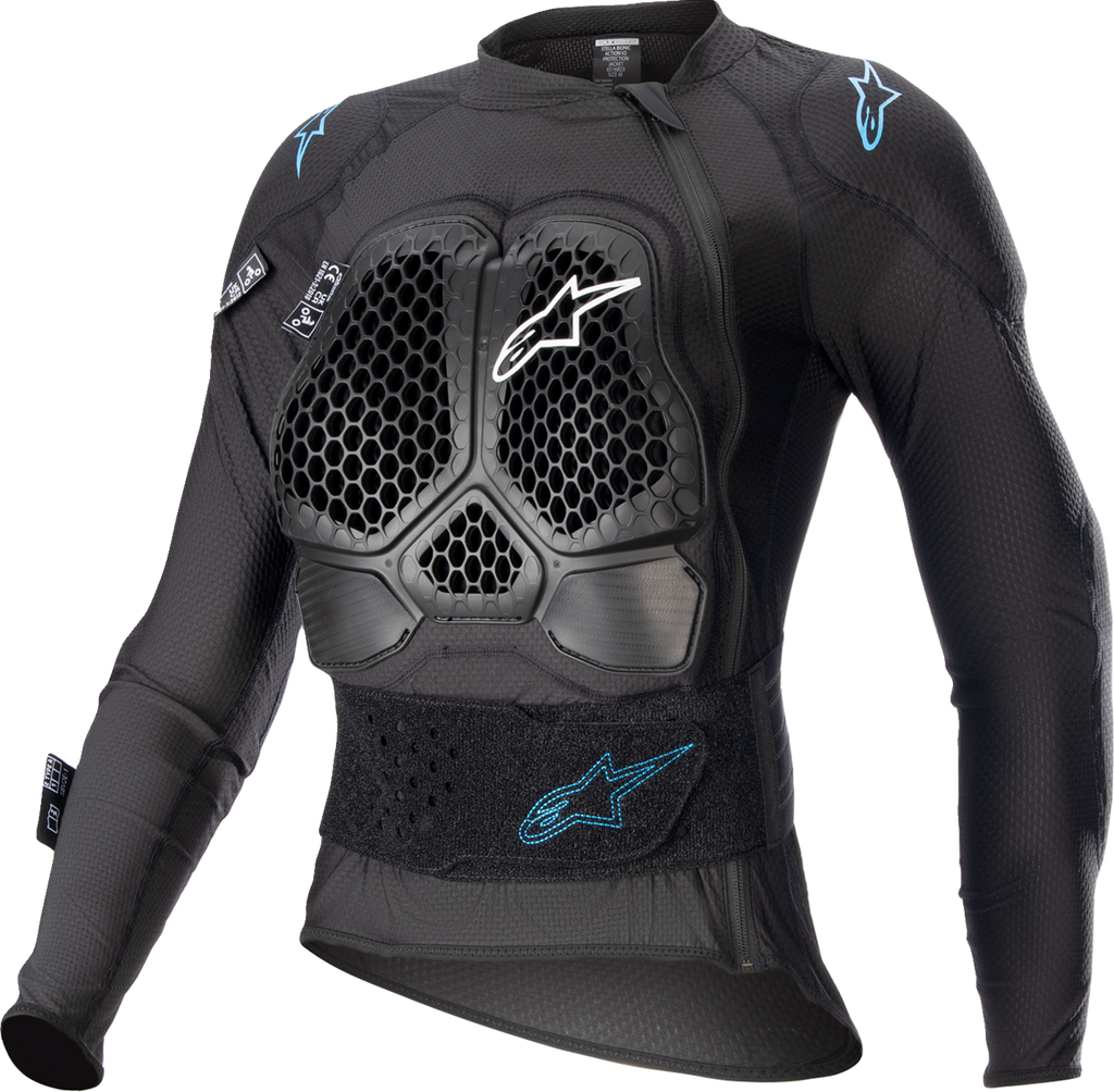 ALPINESTARS Stella Bionic Action v2 Protection Jacket - Black/Cyan - Small