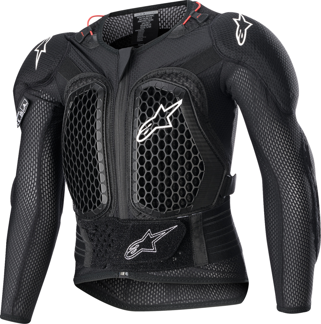 ALPINESTARS Youth Bionic Action v2 Protection Jacket - Black - L/XL