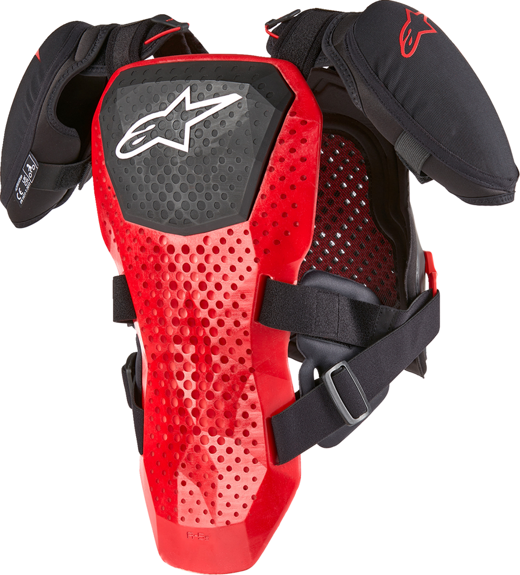 ALPINESTARS Youth A5 S v2 Chest Guard - Black/White/Red - L/XL
