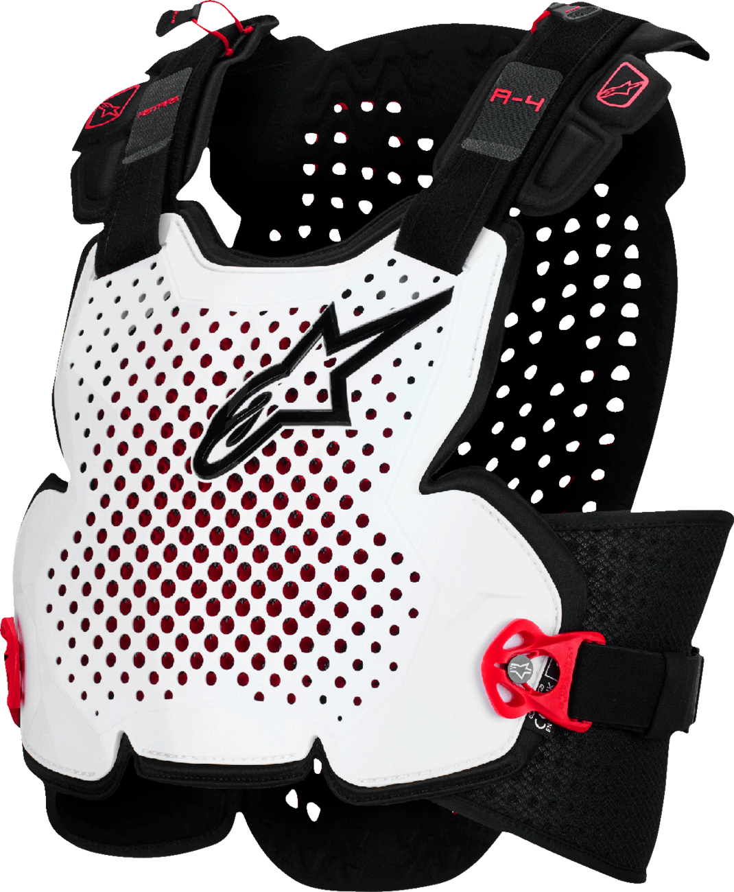 ALPINESTARS A-4 Plasma Roost Guard - Black/Red/White - XL/2XL