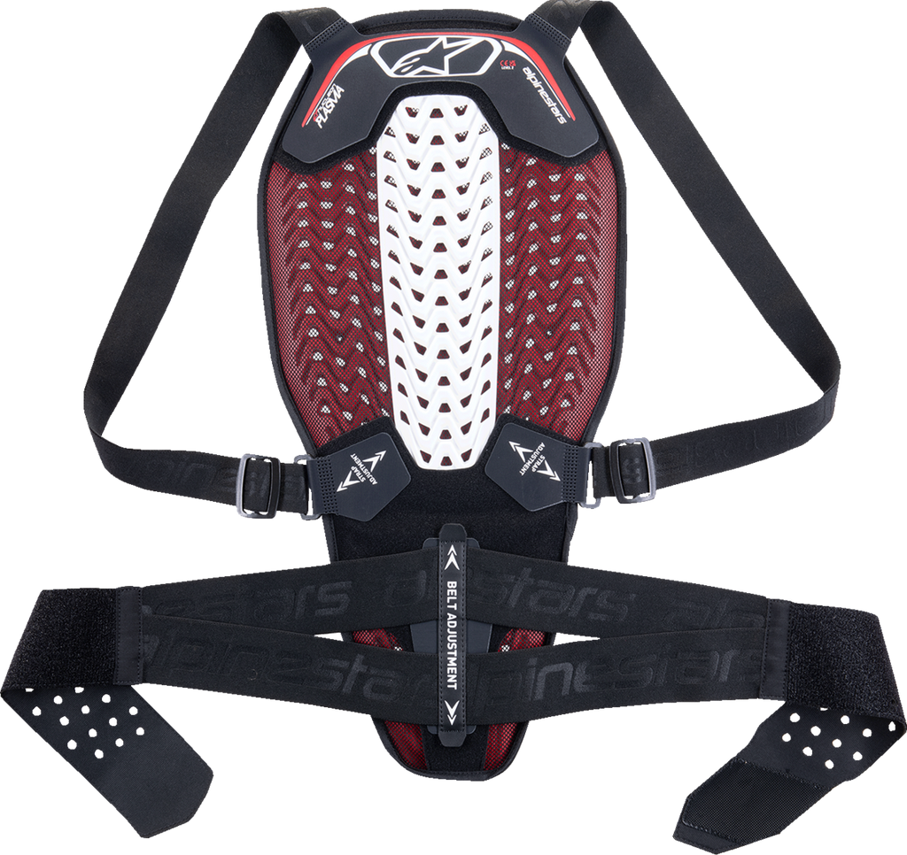 ALPINESTARS Nucleon Plasma Back Protector - Black/White/Red - XS