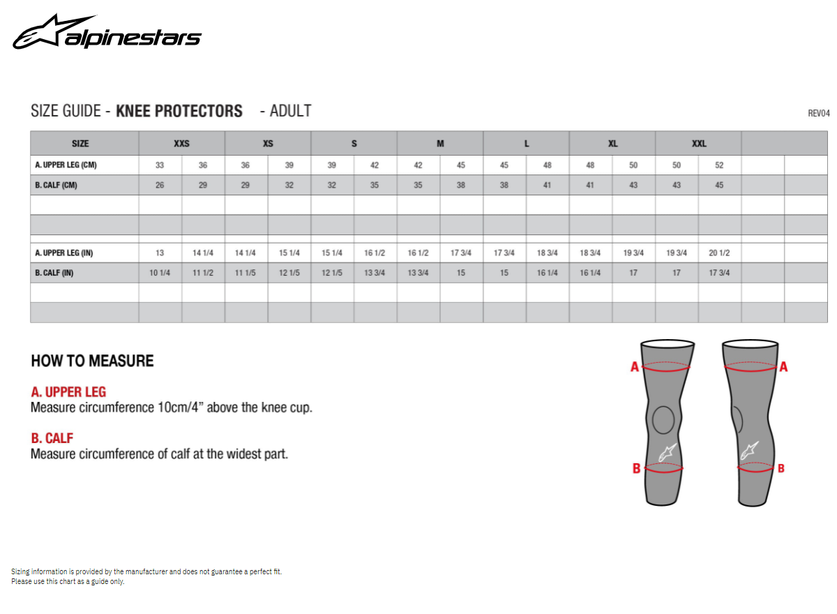 ALPINESTARS Bionic Flex Knee Protectors - L/XL