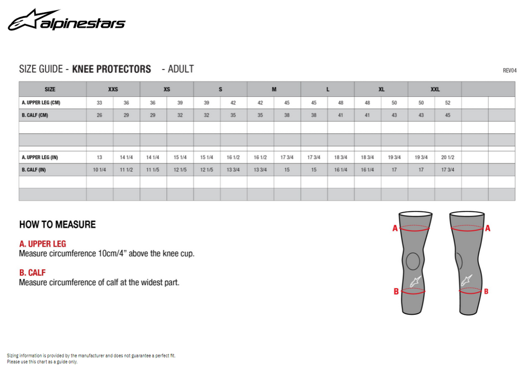 ALPINESTARS SX-1 Plasma Knee Guards - Black/Red/Cool Gray- S/M