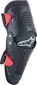 ALPINESTARS Youth SX-1 Knee Protectors - Black/Red - L/XL