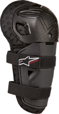 ALPINESTARS Youth Bionic Action Kickstart Guards - Knee - Black/Red