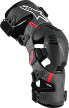 Alpinestars Supertech RK-10 Plasma Knee Braces - Black/Red