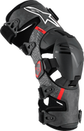 Supertech RK-10 Plasma Knee Braces - Black/Red - XL (1)
