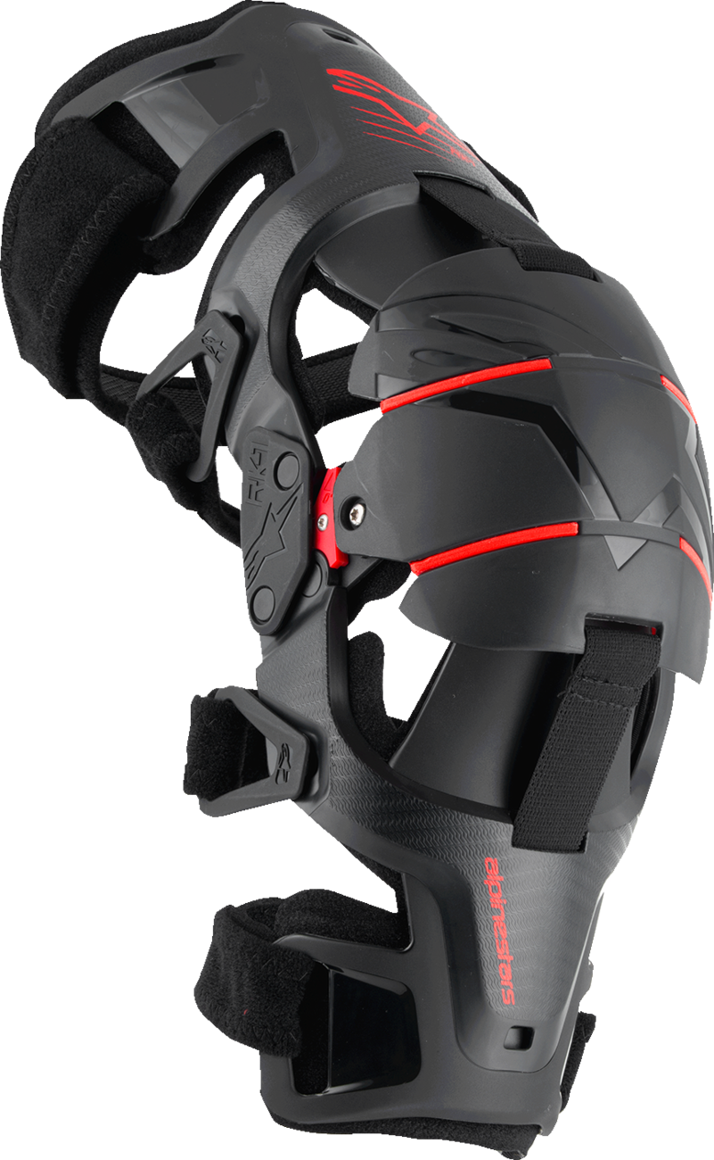 RK-1 Plasma Knee Braces - Black/Red - S/M (1)