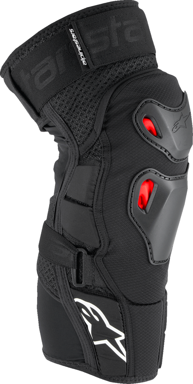 ALPINESTARS Bionic Pro Plasma Knee Protectors - Black/Red/White - L/XL