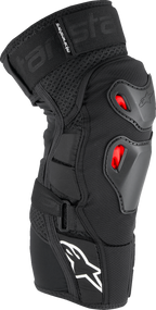 ALPINESTARS Bionic Pro Plasma Knee Protectors - Black/Red/White - S/M