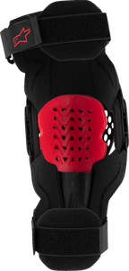 ALPINESTARS SX-1 Plasma Knee Guards - Black/Red/Cool Gray- S/M