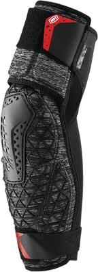 100% Surpass Elbow Guards - Heather Gray/Black