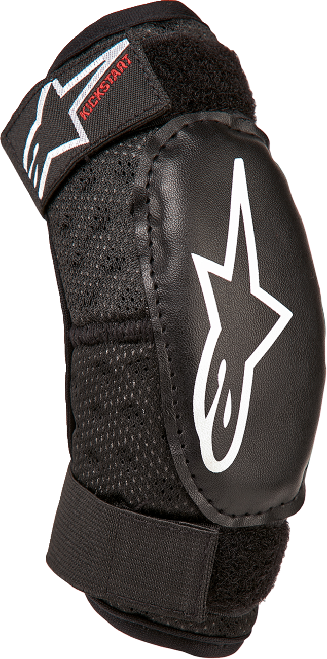ALPINESTARS Youth Bionic Action Kickstart Guards - Elbow - Black/Red - 4/6