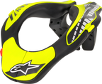 ALPINESTARS Youth Neck Support - Black/Yellow Fluo - One Size