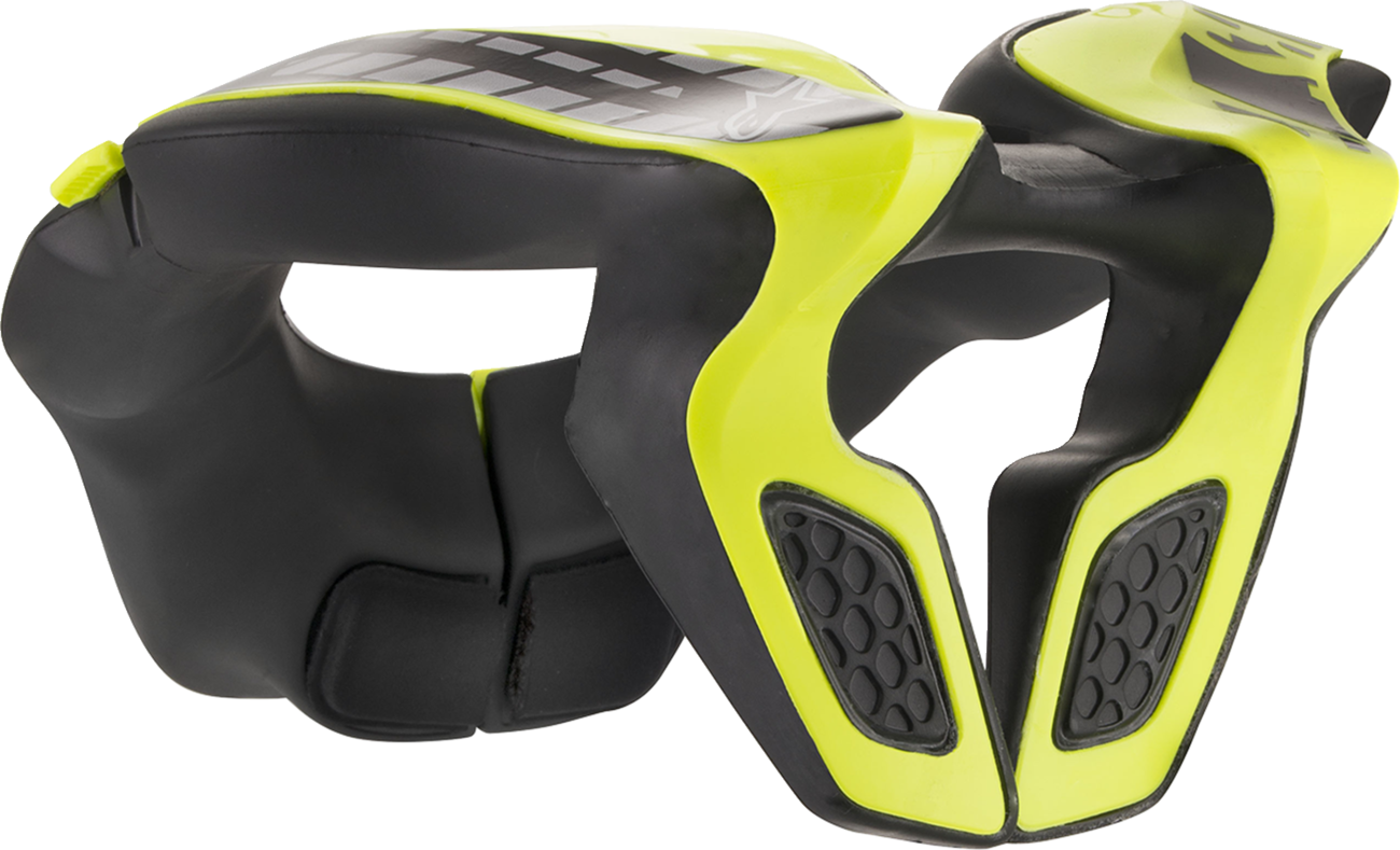ALPINESTARS Youth Neck Support - Black/Yellow Fluo - One Size