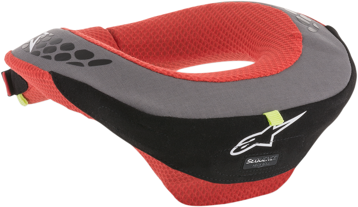 ALPINESTARS Youth Sequence Neck Roll - Black/Red - L/XL