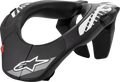 ALPINESTARS Youth Neck Support - Black/White - One Size