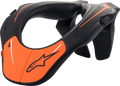 ALPINESTARS Youth Neck Support - Black/Orange - One Size