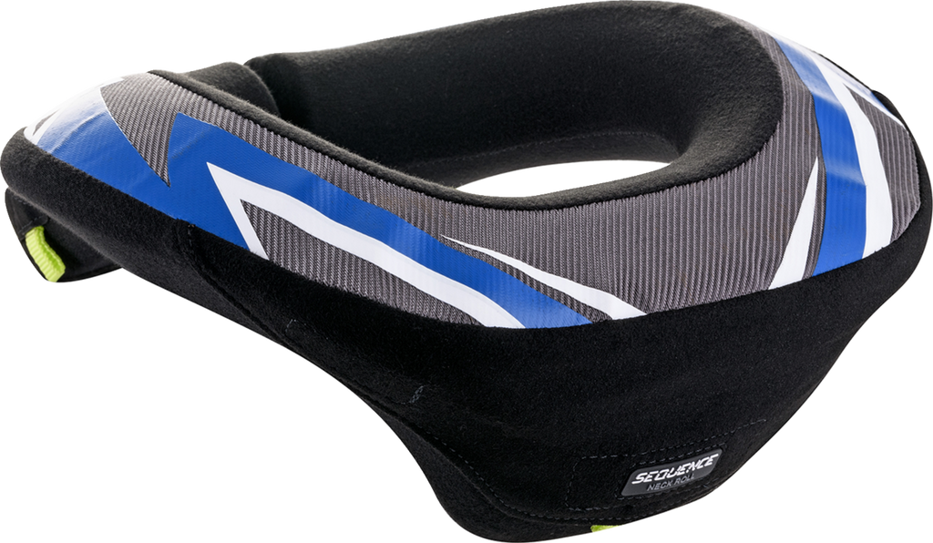ALPINESTARS Youth Sequence Neck Roll - Black/Anthracite/Blue - S/M