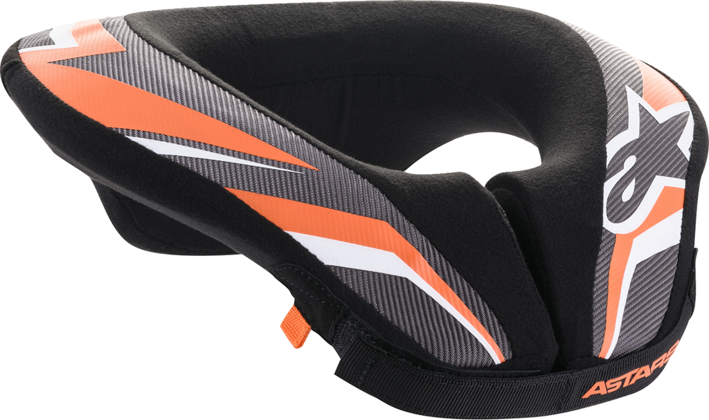 ALPINESTARS Youth Sequence Neck Roll - Black/Anthracite/Orange - L/XL