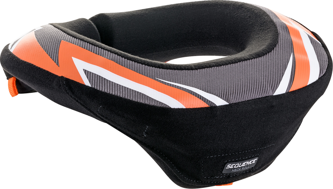 ALPINESTARS Youth Sequence Neck Roll - Black/Anthracite/Orange - L/XL